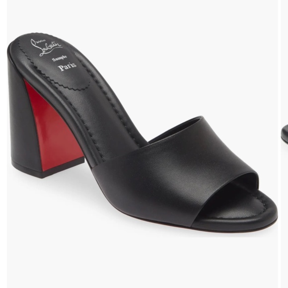 Christian Louboutin Jane Mule 85 (size 39/9) *Black* Red Bottoms - Picture 15 of 15